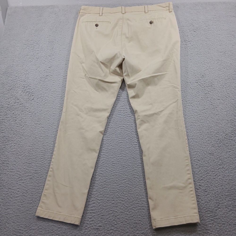 St. John's Bay Chino Pants Men's 38x32 TempFlex Comfort Stretch Khaki - Picture 3 of 12
